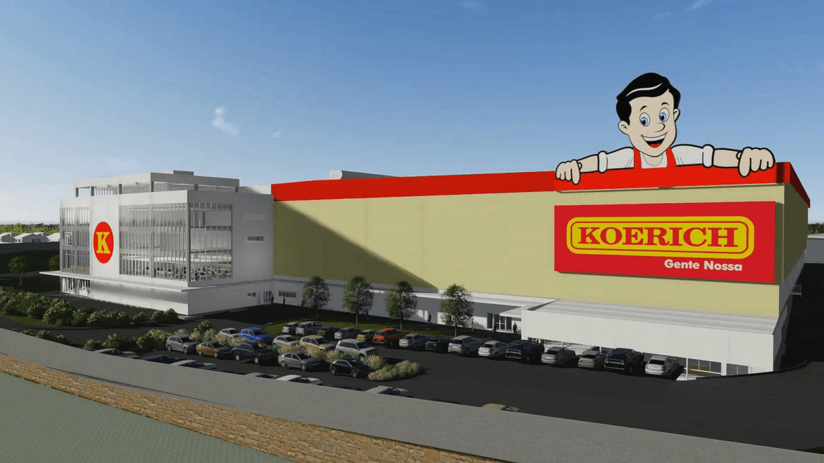 Koerich chega a 100 lojas em Santa Catarina e anuncia plano de expansão