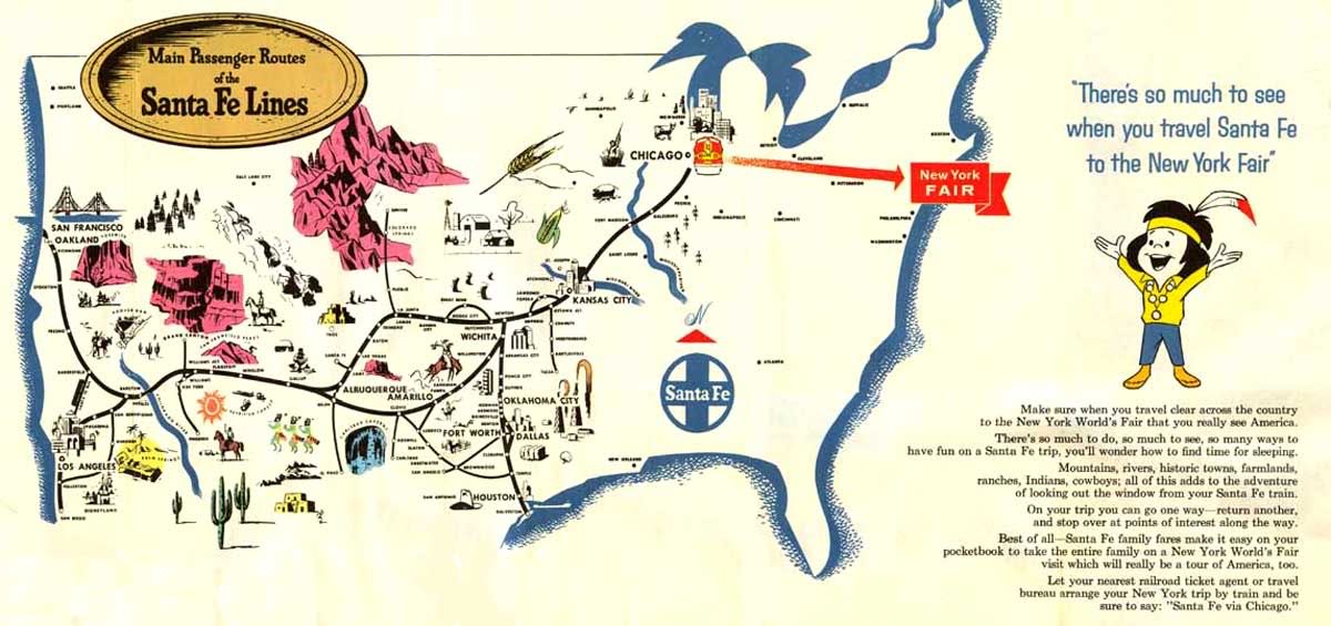 The Santa Fe Super Chief A Continuous Lean.