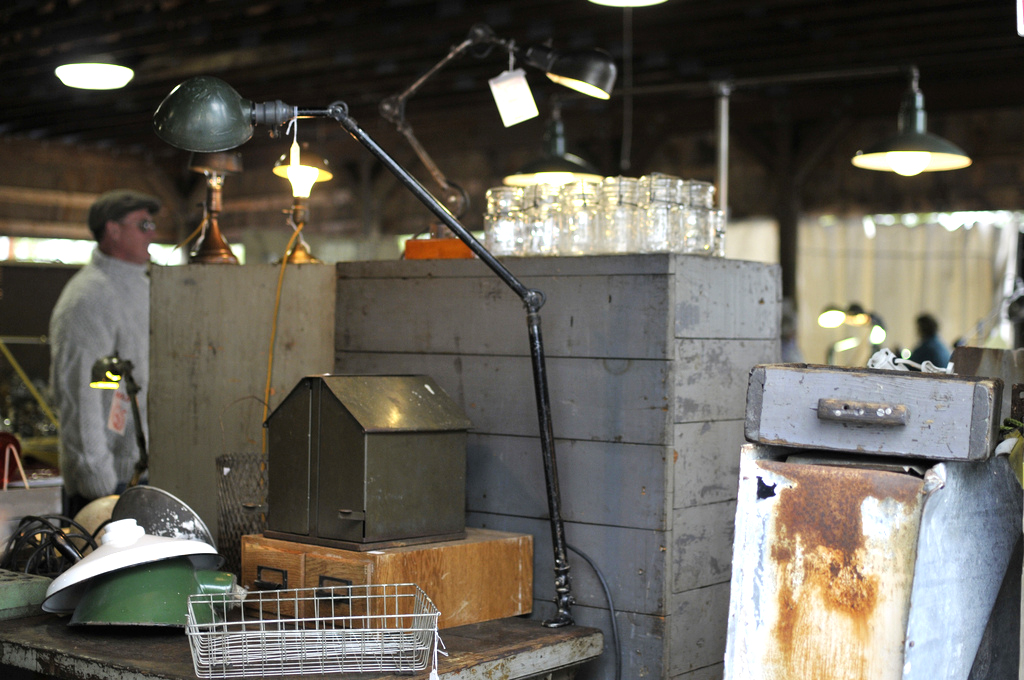 Brimfield Day 2 Treasure & Rain (Part I) A Continuous Lean.