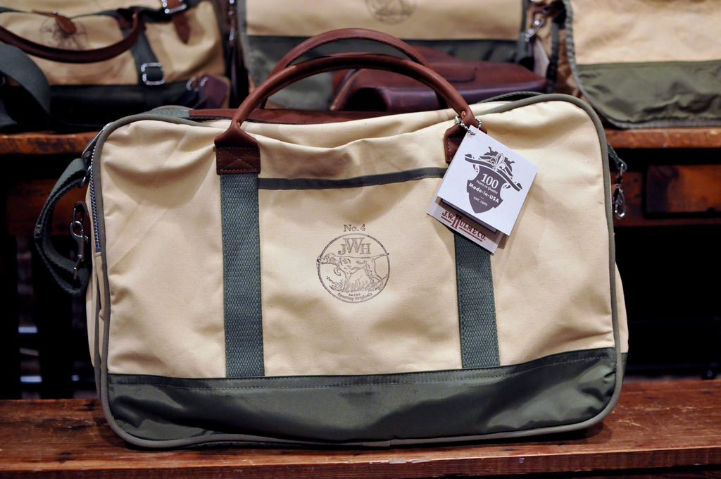 Sturdy American Bags from J.W. Hulme A Continuous Lean.