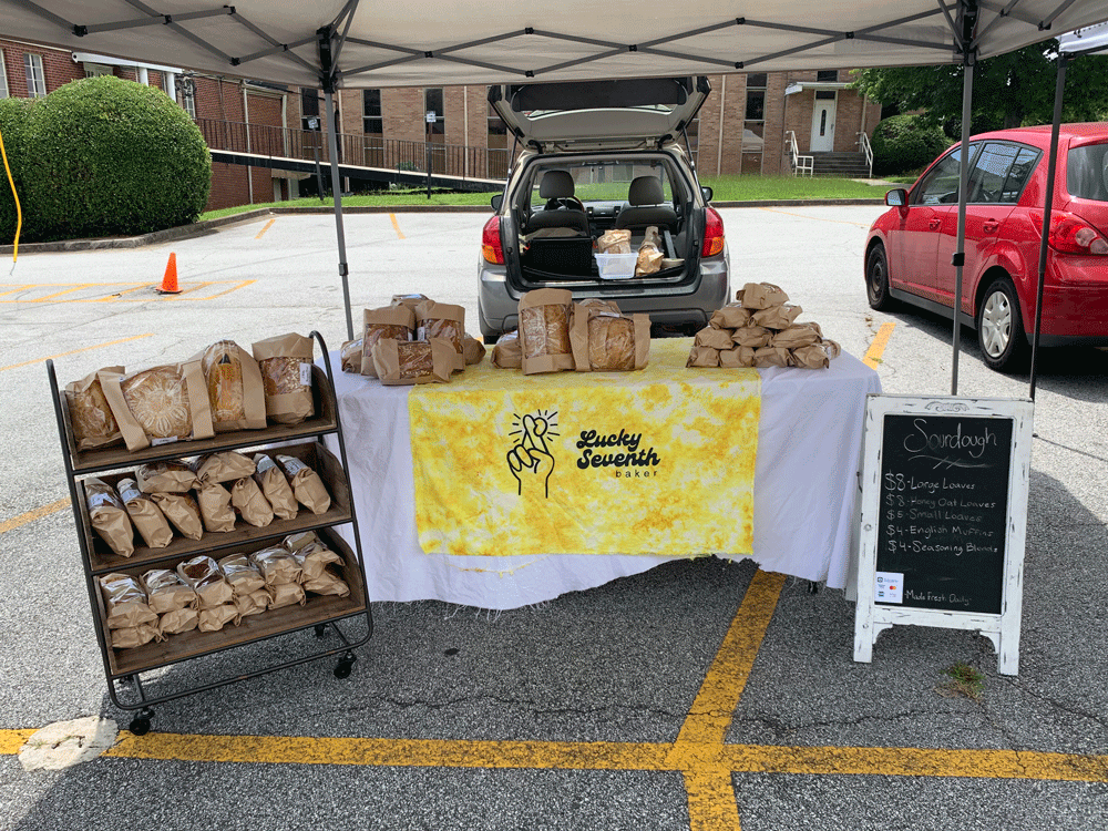 Lucky Seventh Baker at Church Street Farmer's Market A Cook And Her Books