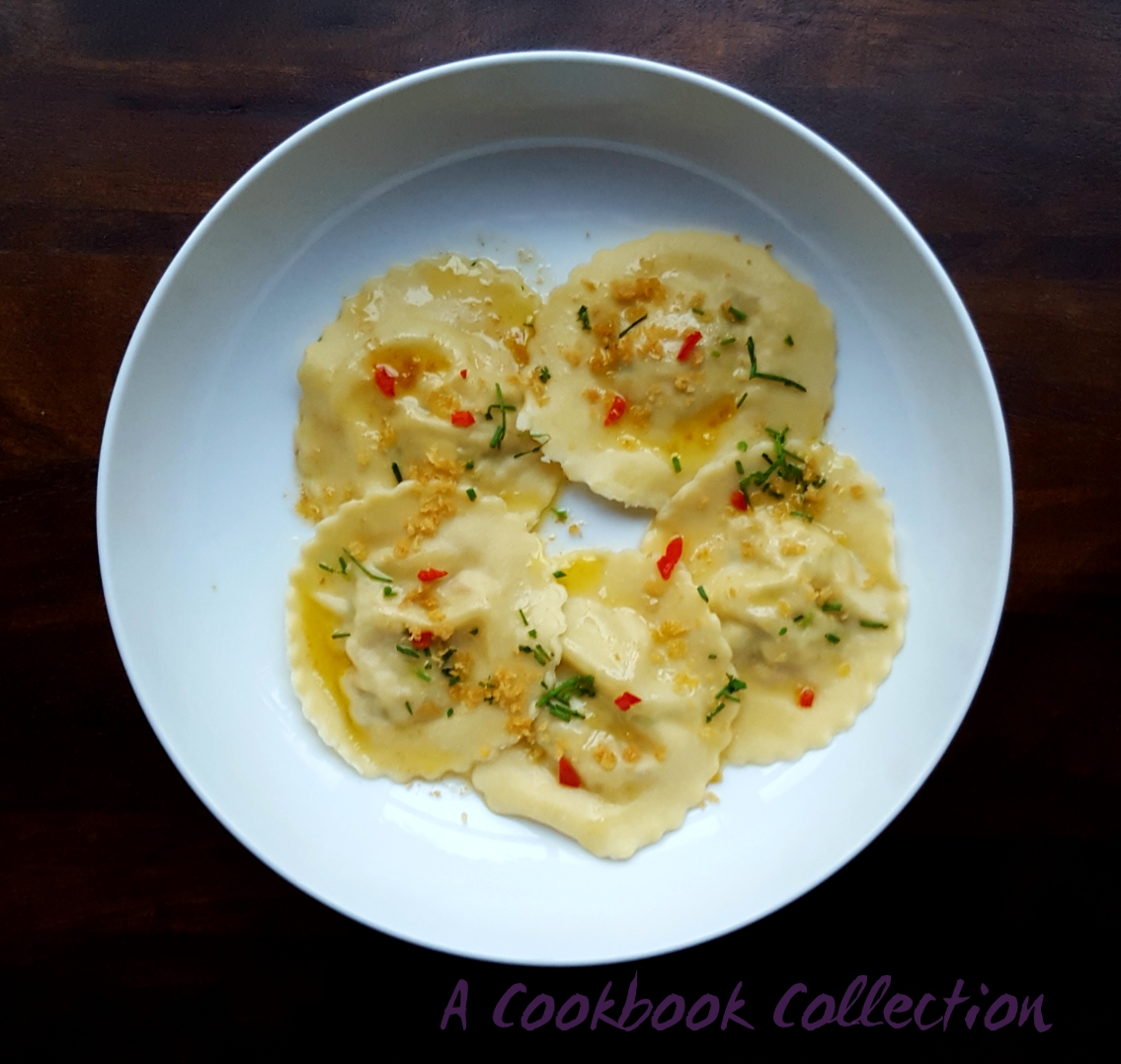 Crab Ravioli with Lemon Butter Sauce A Cookbook Collection