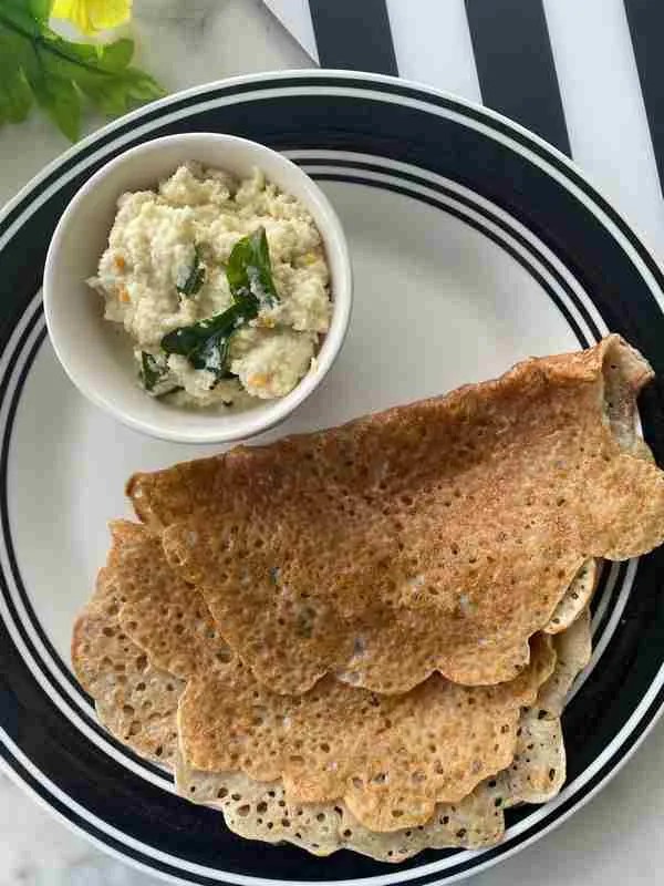 10 minute bajra jowar dosa / Millet crepes A Cook Within