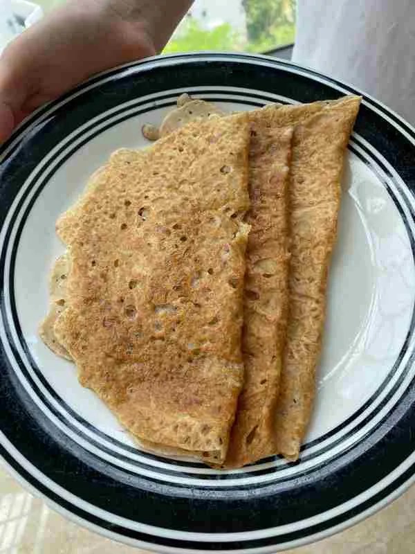 10 minute bajra jowar dosa / Millet crepes A Cook Within