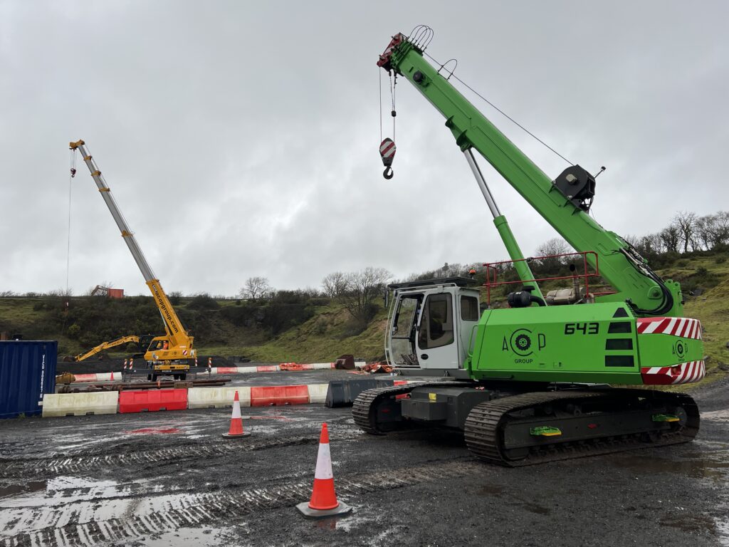 Crawler crane hire Wales ACOP