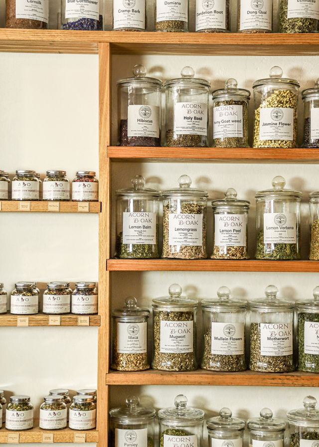 Stockists of Our Herbal Teas And Bath Soaks Acorn and Oak Apothecary