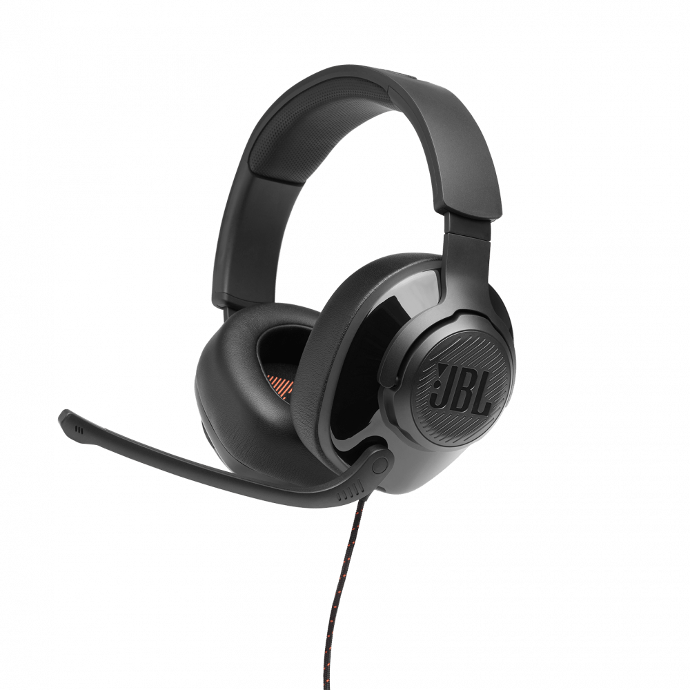 JBL (Headphones) JBL Quantum 300 Hybrid wired overear gaming headset with flipup mic Magasin
