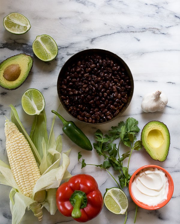 Spicy Black Bean Cakes with Avocado Butter A Cozy Kitchen