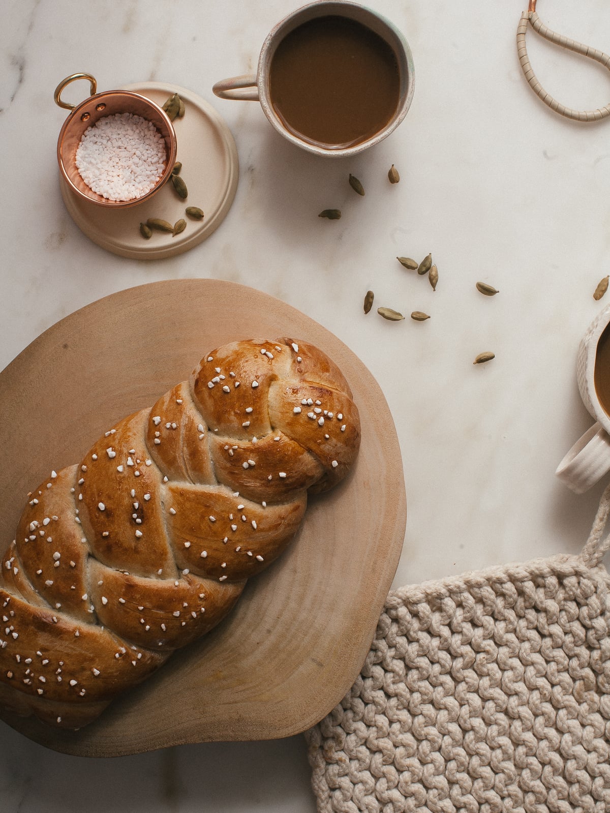 Braided Cardamom Bread A Cozy Kitchen