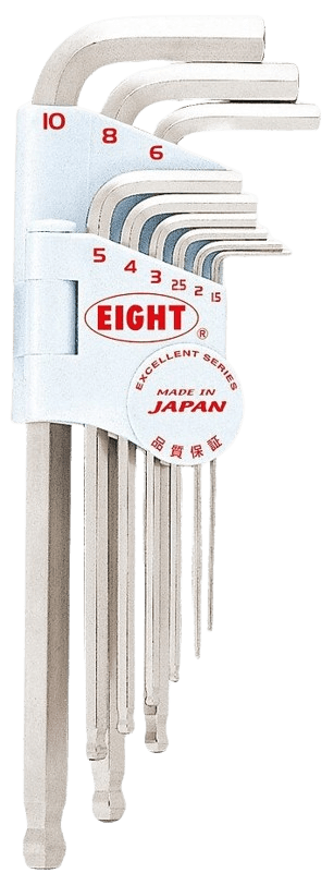 BALL END HEX KEY ( ALLEN KEY ) SET – TMS-9 ( EIGHT ) | Acpaul