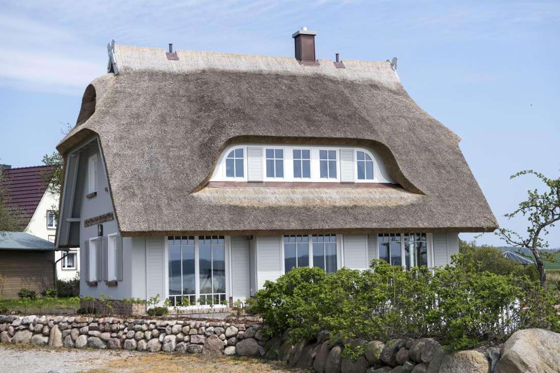 Ferienhaus Reddehus in Alt Reddevitz/ Rügen mit Seeblick und Sauna