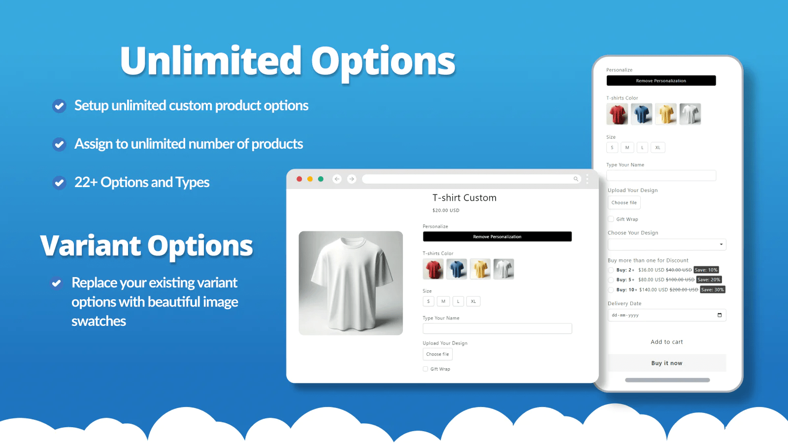 Live Product Options Acquire Convert