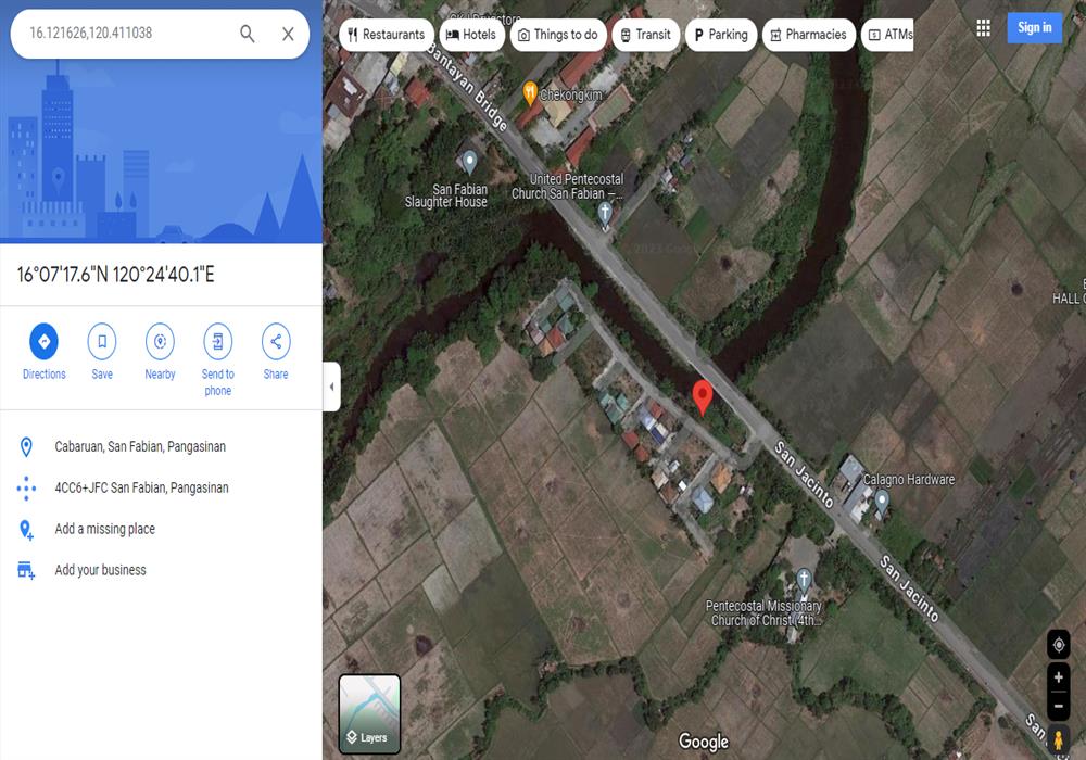 Lot 2C BRAS D' OR DEL RIO ANGIO, SAN FABIAN, PANGASINAN, 2433 is