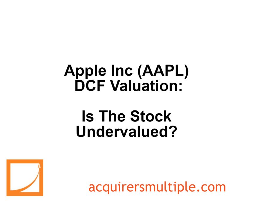 The Apple Inc (AAPL) DCF Valuation Is The Stock Undervalued? The