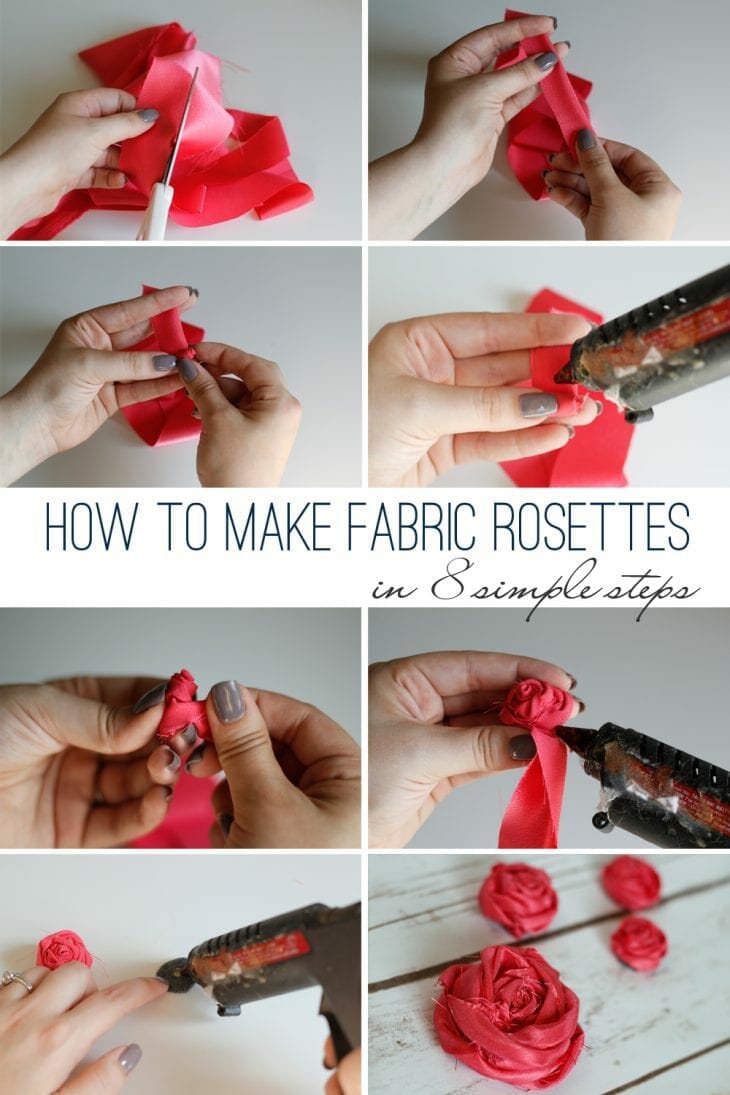 How to Make Fabric Rosettes