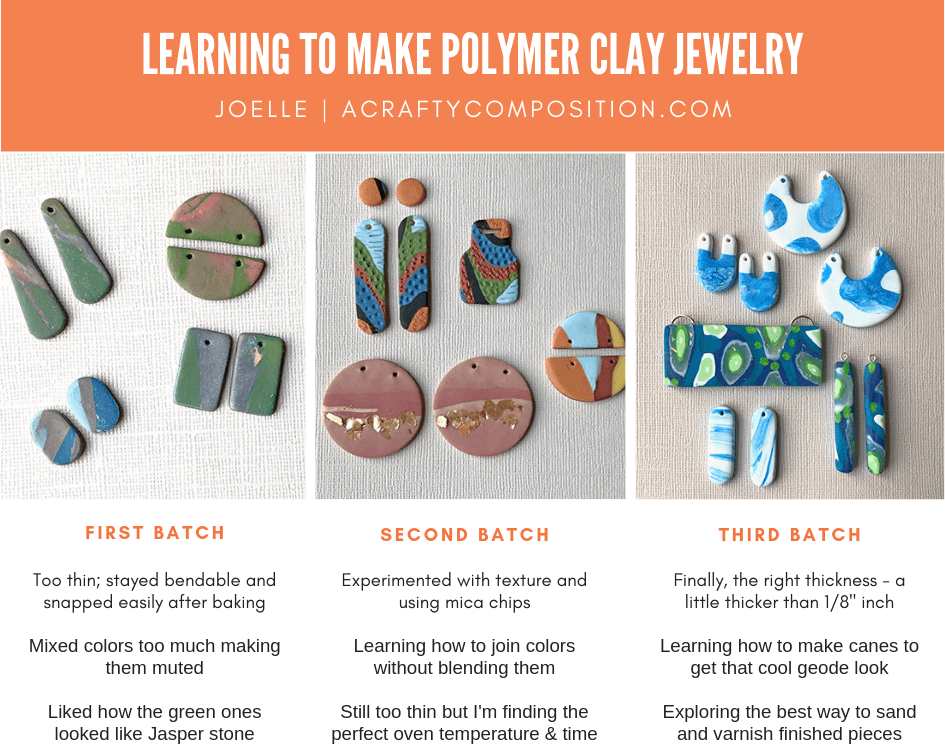 Polymer Clay Jewelry A Beginner's Perspective • A Crafty Composition