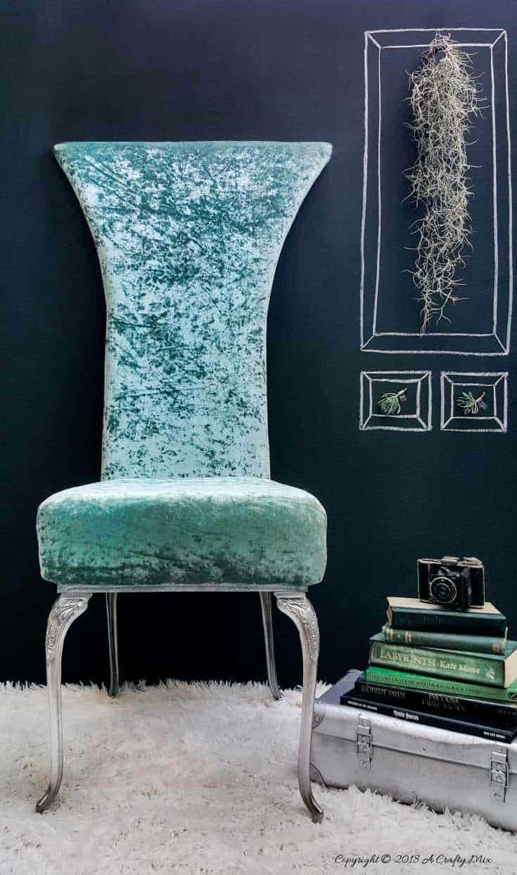 Extreme Repurpose The Making of a Mermaid Chair A Crafty Mix