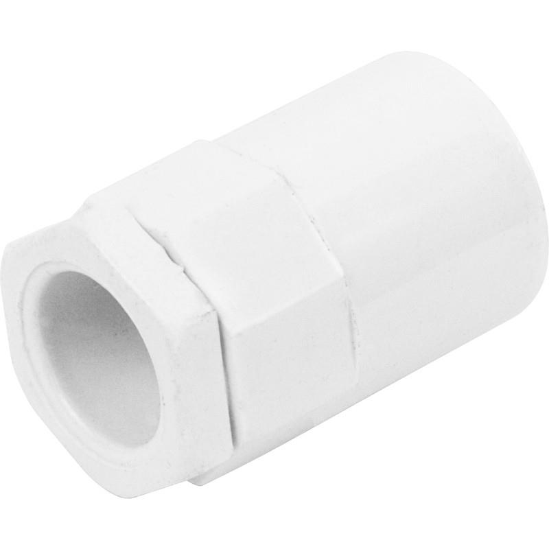 Acrelane Timber. 20mm PVC Female Adapter White