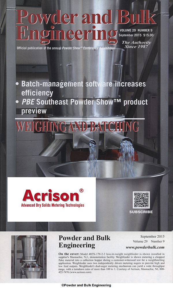 Magazine Covers Powder & Bulk Engineering2 Acrison
