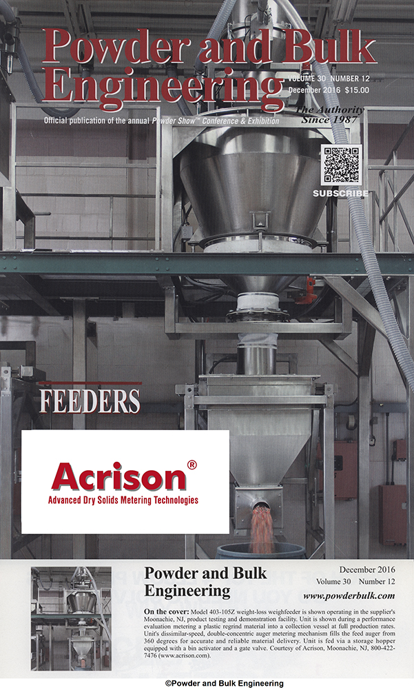 Magazine Covers Powder & Bulk Engineering2 Acrison