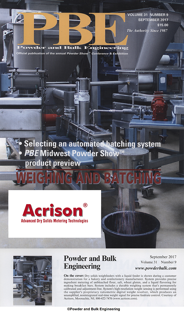 Magazine Covers Powder & Bulk Engineering2 Acrison