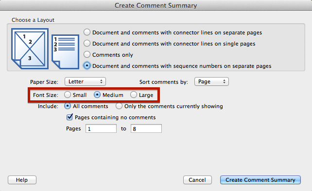 How to print a PDF with comments How to print a PDF with comments