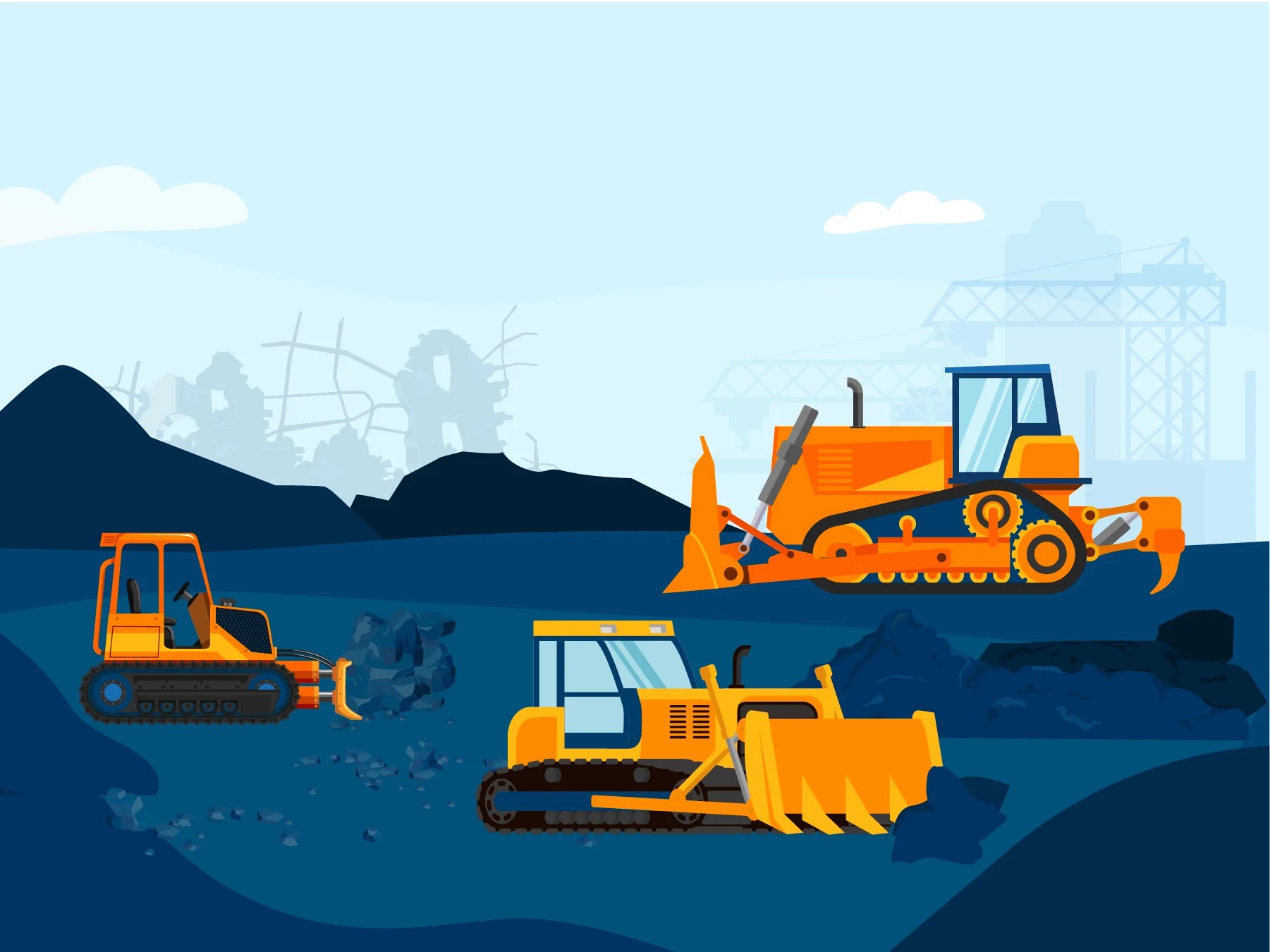 How Much Does a Bulldozer Weigh? Bigrentz
