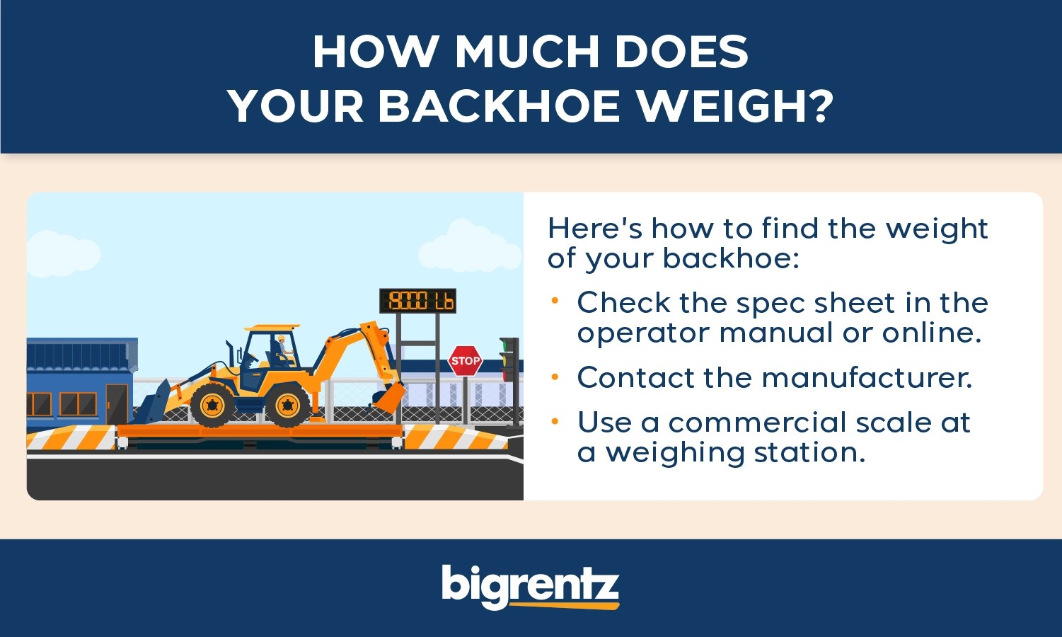 How Much Does a Backhoe Weigh? BigRentz