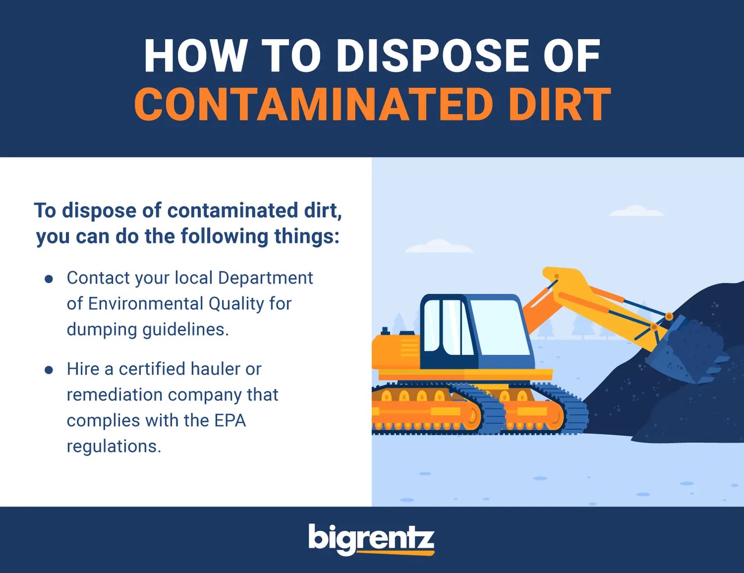 How to Dispose of Dirt 6 Methods & Considerations Bigrentz