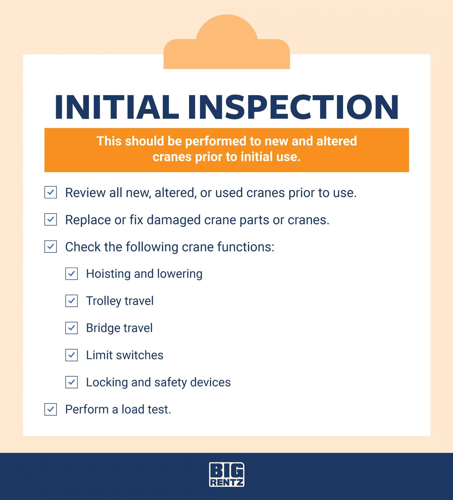Crane Inspection Requirements [With Checklists] BigRentz