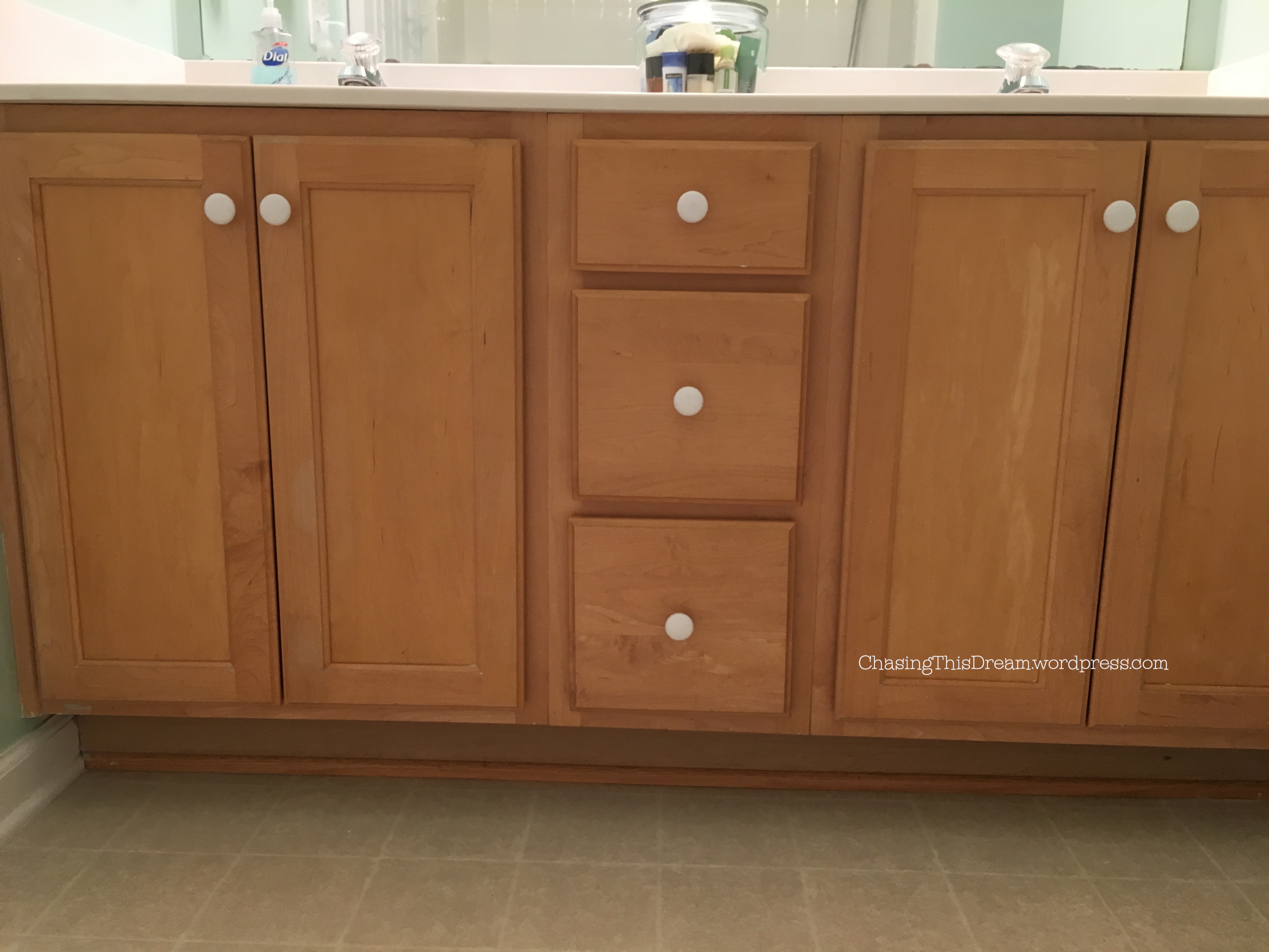 Bathroom Update A Crunchy Peach