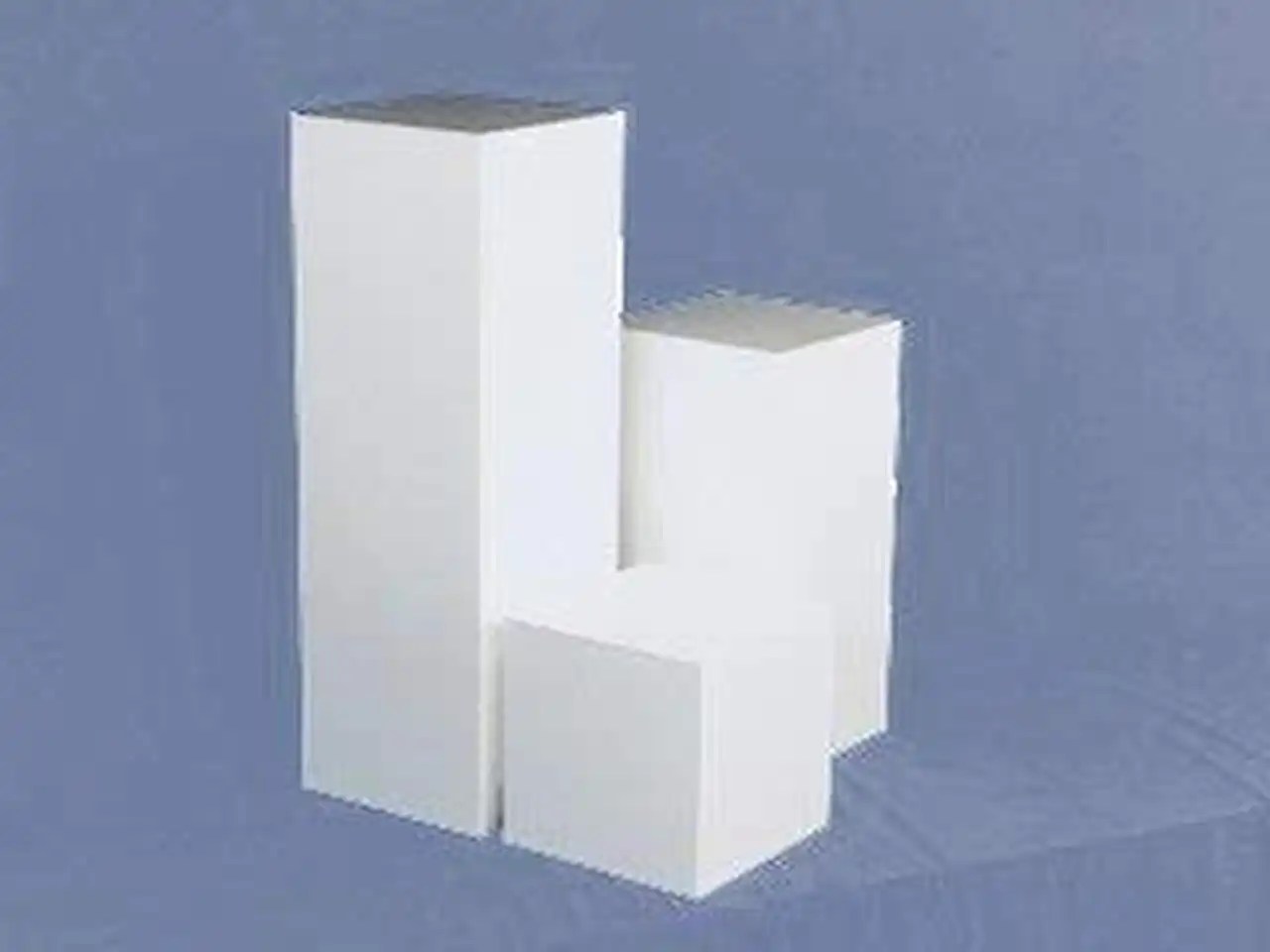 36" Gloss White Acrylic Column Acrylic Display Manufacturing