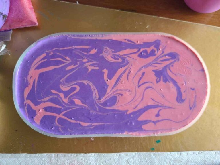 How to Use Jesmonite To Make Cute Tray for Jewelry Acrylic Painting School