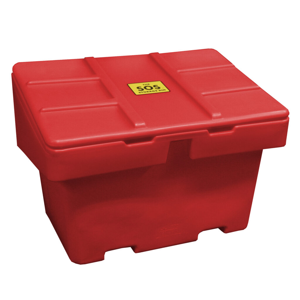 Red, 48 x 33 x 34, 18.5 Cu. Ft. / 1750lb Cap., SOS Storage Bin ACS