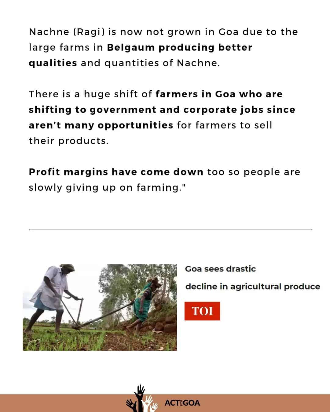 Farming Situation in Goa Act for Goa in conversation with Gurudas, a local Goan farmer