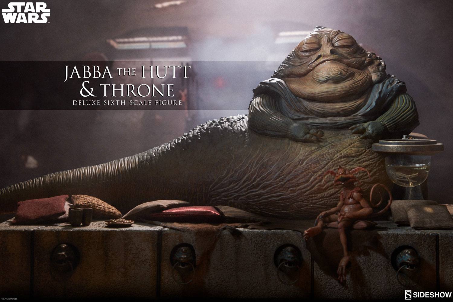 Sideshow Jabba the Hutt with Throne Deluxe (Star Wars)