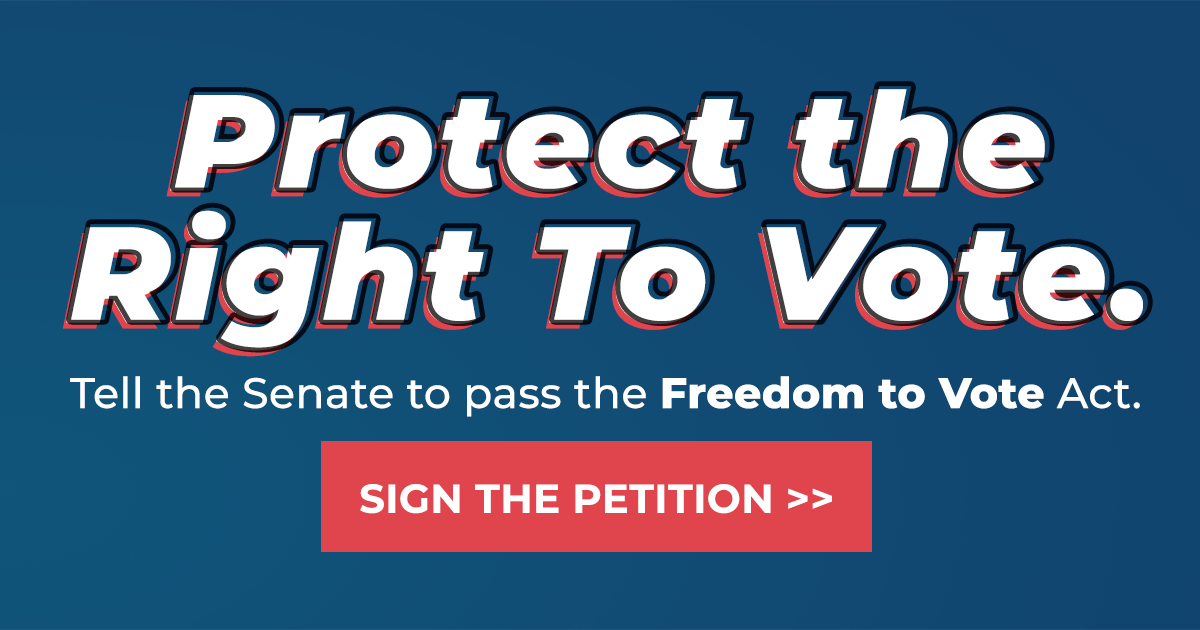 Pass the Freedom to Vote Act Chuck Schumer for Senate