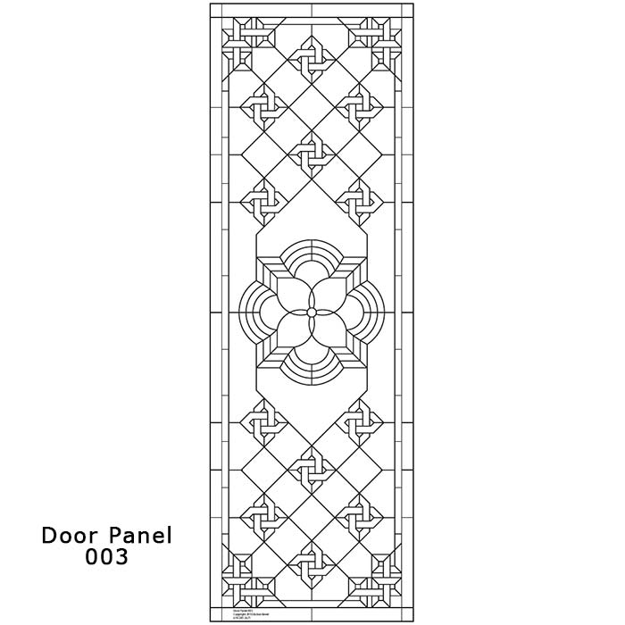 Stained Glass Door Panel Patterns Action Bevel