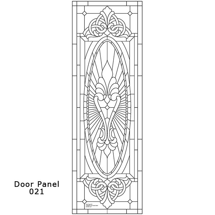 Stained Glass Door Panel Patterns Action Bevel