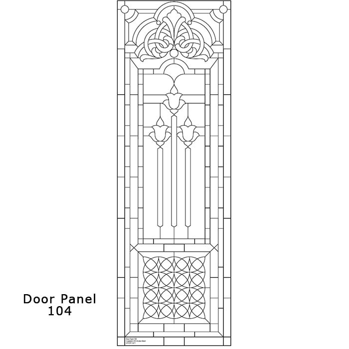 Stained Glass Door Panel Patterns Action Bevel