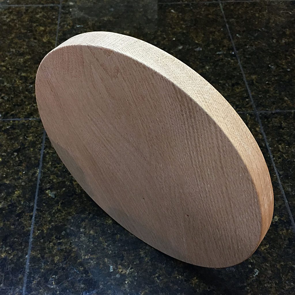 Large 1/2″ Thick Oak Wood Circle (12.7 mm) Action Craftworks LLC