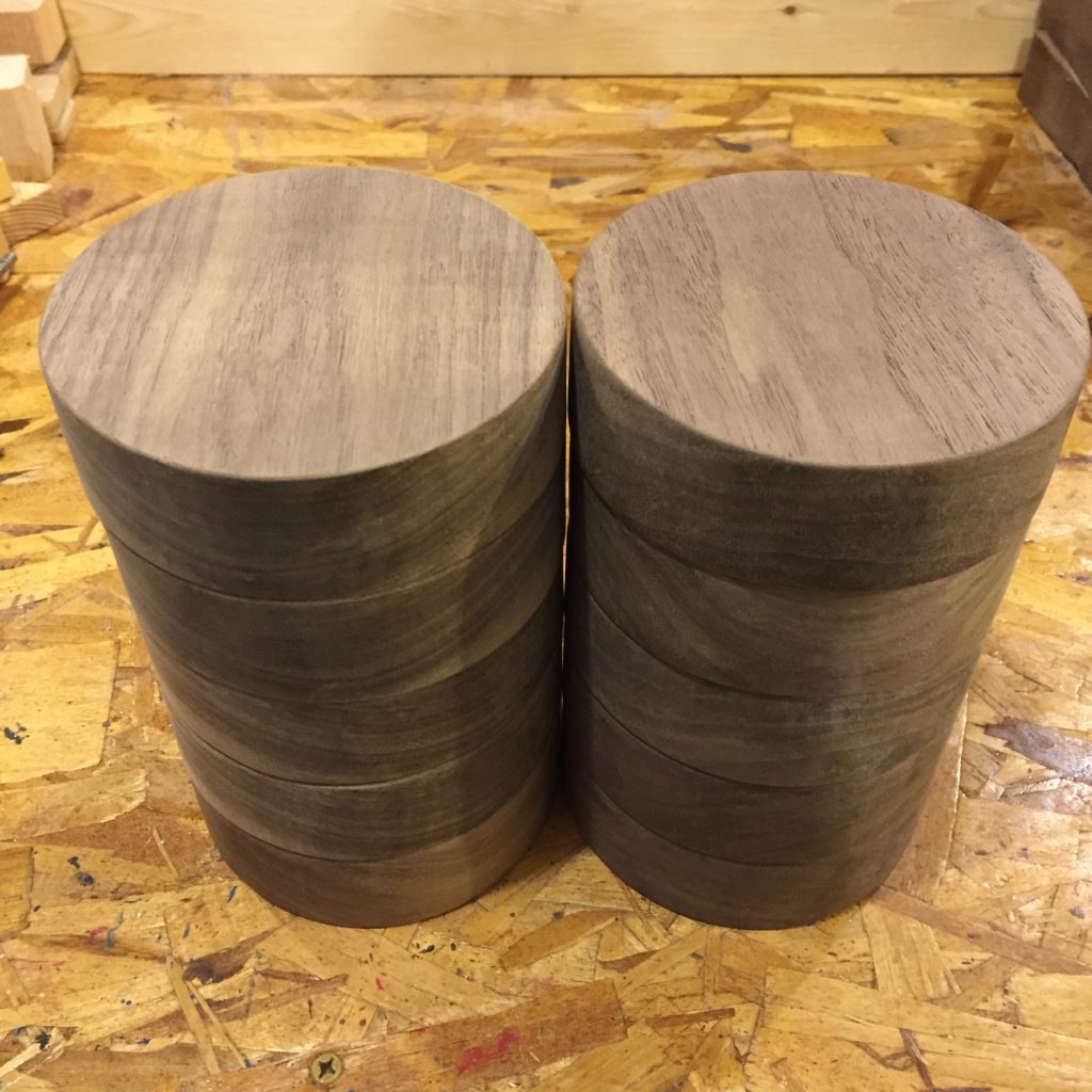 Extra Thick 1 1/2″ Walnut Wood Circle Action Craftworks LLC