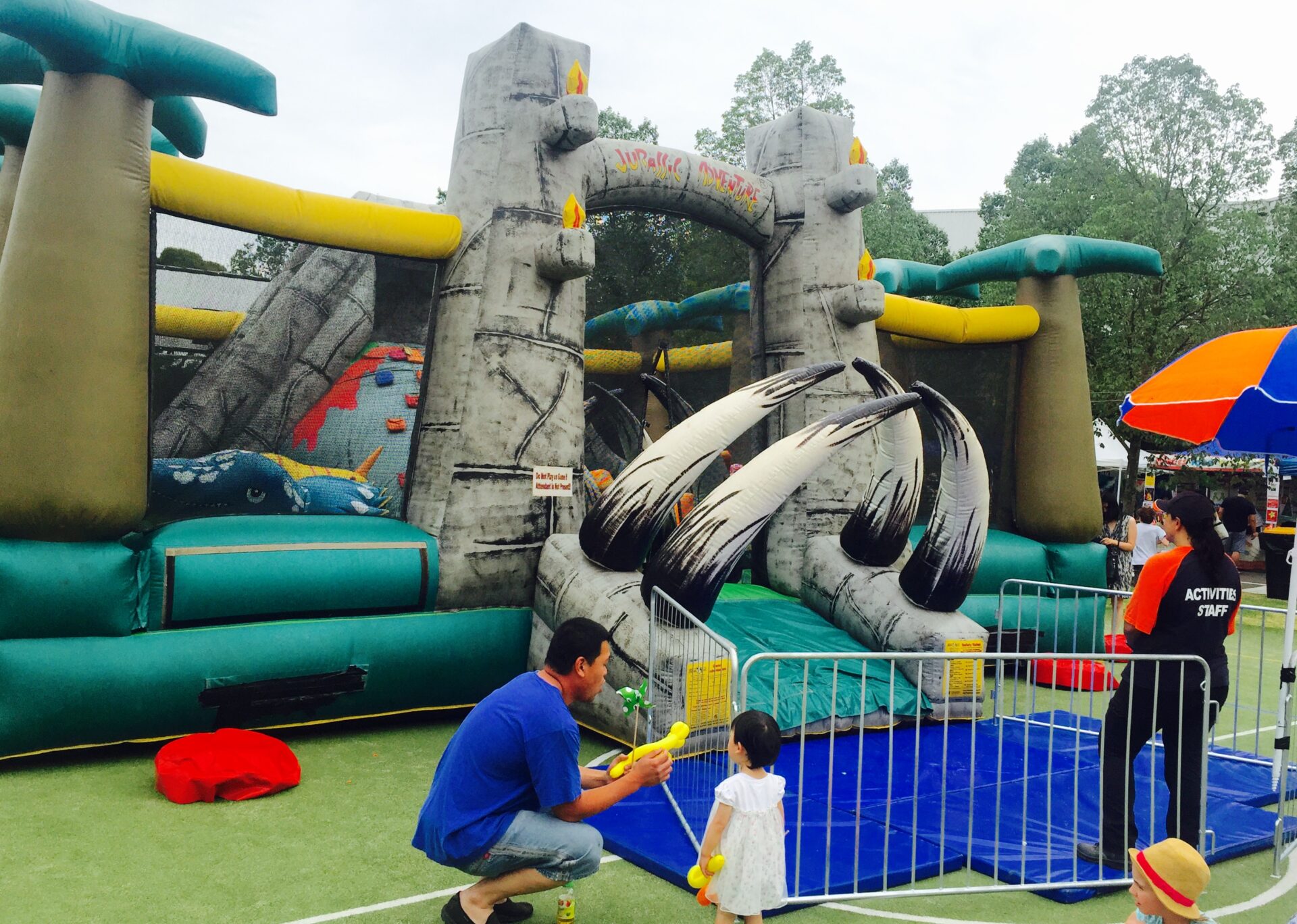 Mega Jurassic Adventure All ages combination jumping castle Action