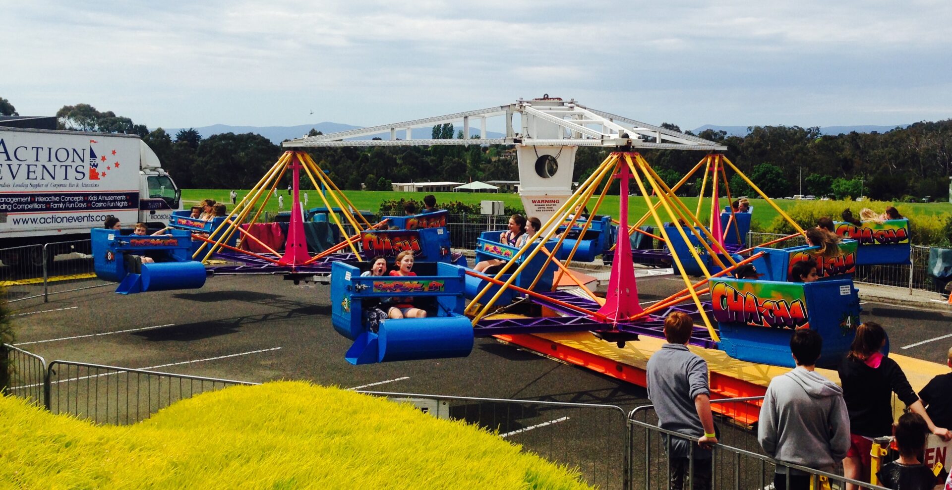 Hire Cha Cha/Sizzler/Scrambler Ride Melbourne Action Events