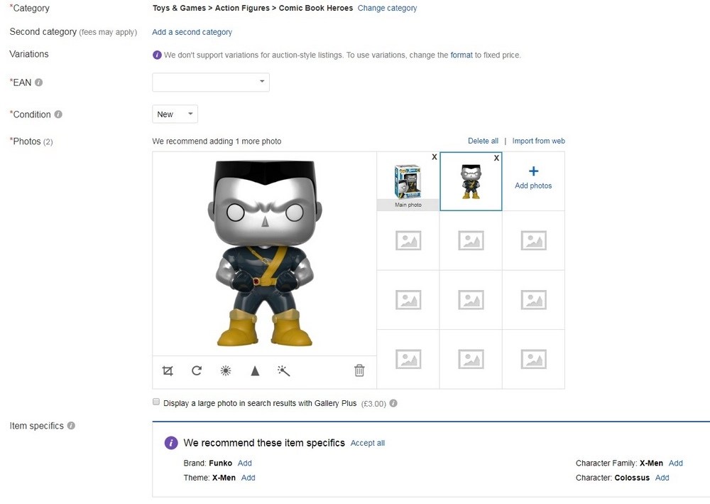 Selling action figures on eBay Your guide to eBay selling [With Images]