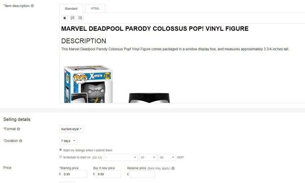 Selling action figures on eBay Your guide to eBay selling [With Images]