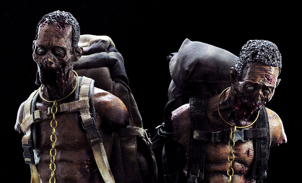 The Walking Dead Michonnes Pet Walker Figures by ThreeZero