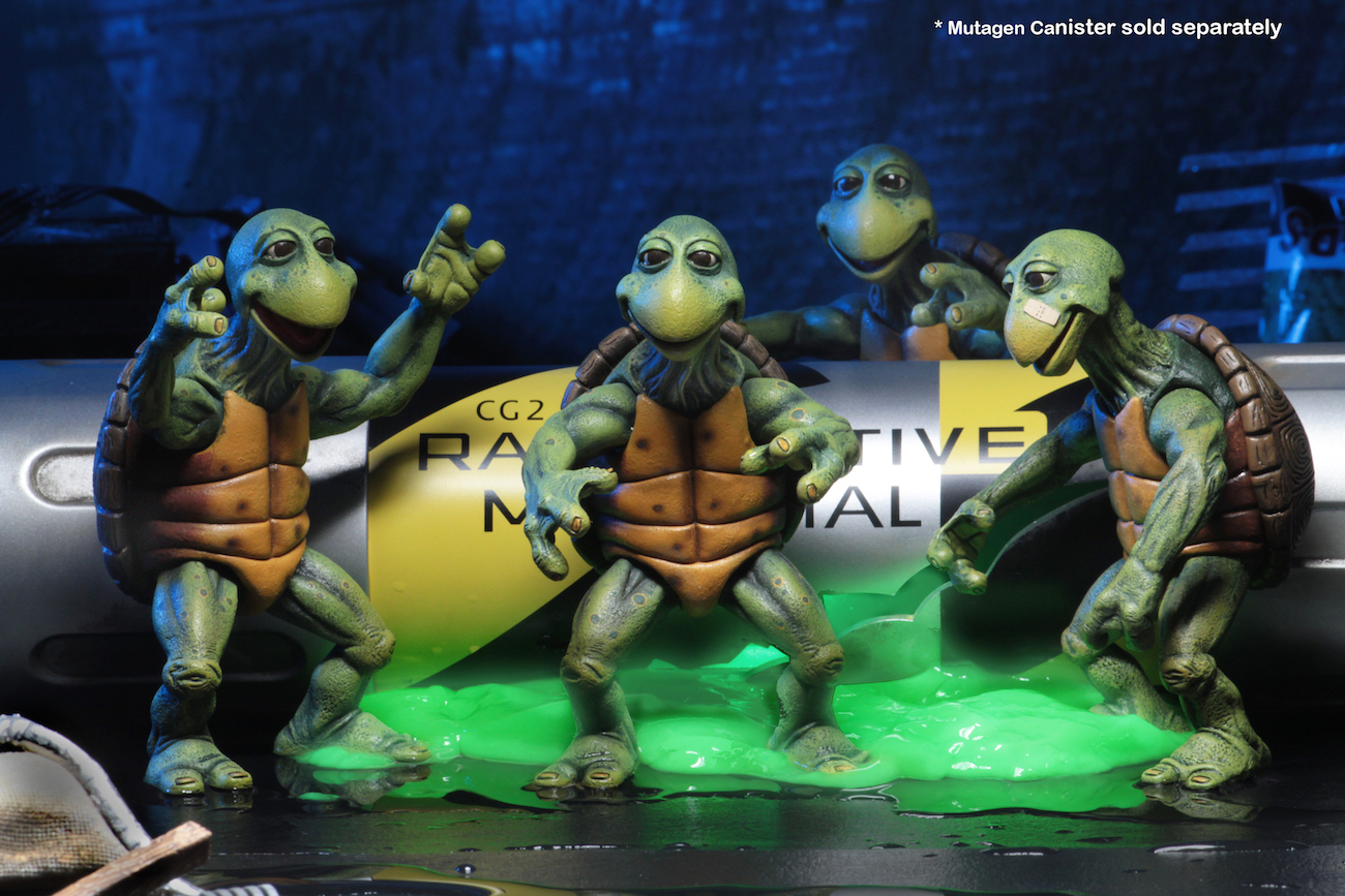 NECA TMNT Movie Baby Turtles Action Figures