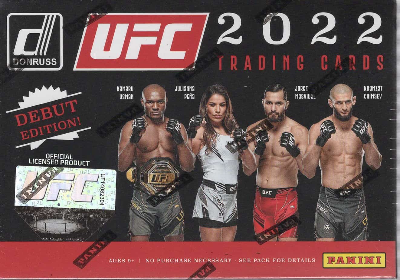 2022 Panini Donruss UFC Debut Edition Trading Cards 90 Ct. BLASTER BOX Action Packed Comics
