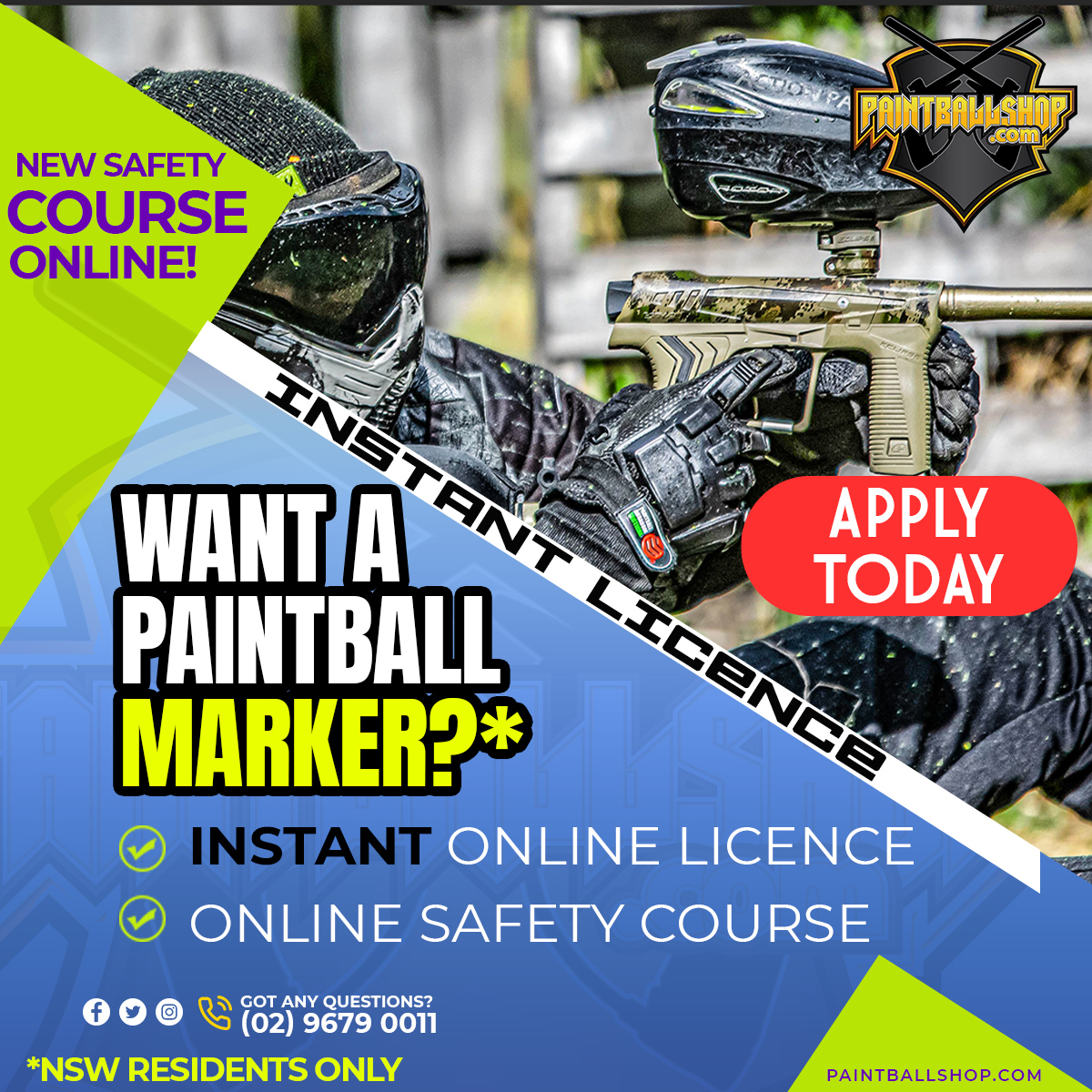 2021 New South Wales Paintball Marker Permit News Action Paintball